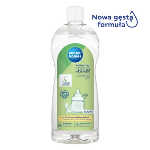Canpol babies Ekologiczny płyn do mycia smoczków i butelek 500 ml