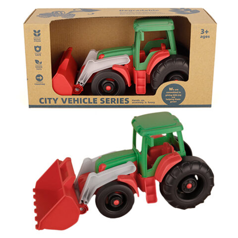 Askato Traktor plastikowy z łyżką