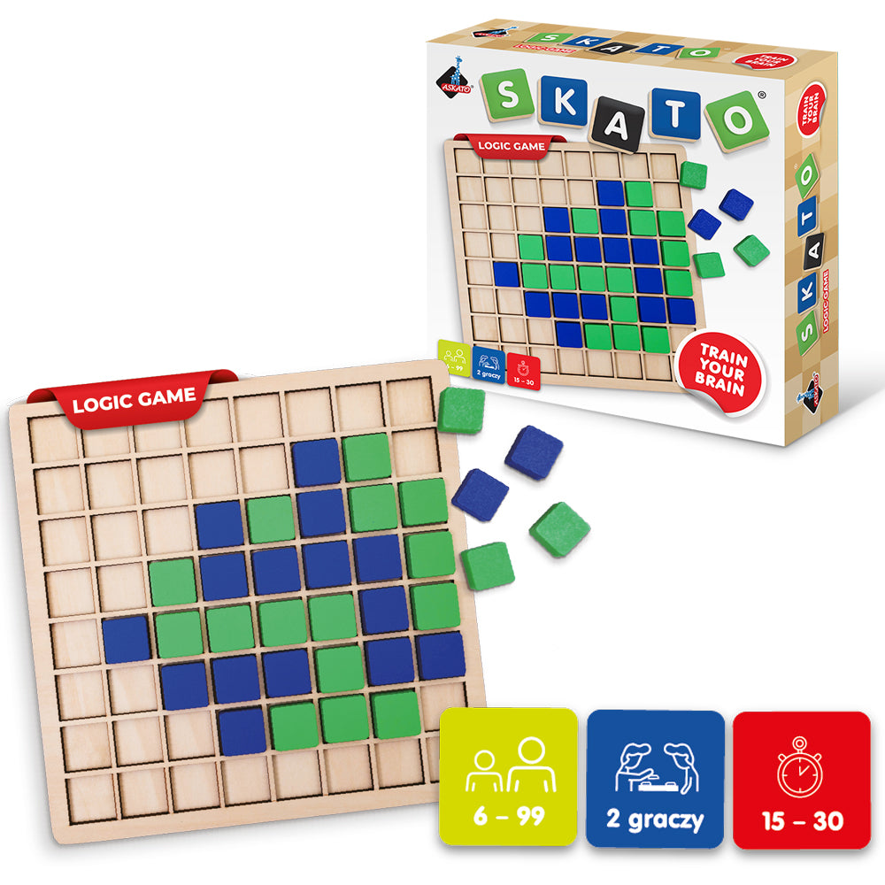 Askato Drewniana gra SKATO LOGIC GAME