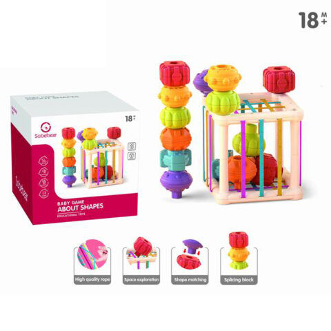 MalPlay Kostka edukacyjna - sorter Kształty