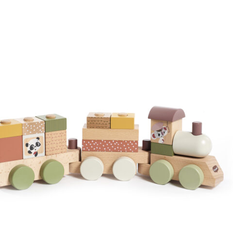 Tiny Love Drewniane klocki Boho Chic Wooden Collection