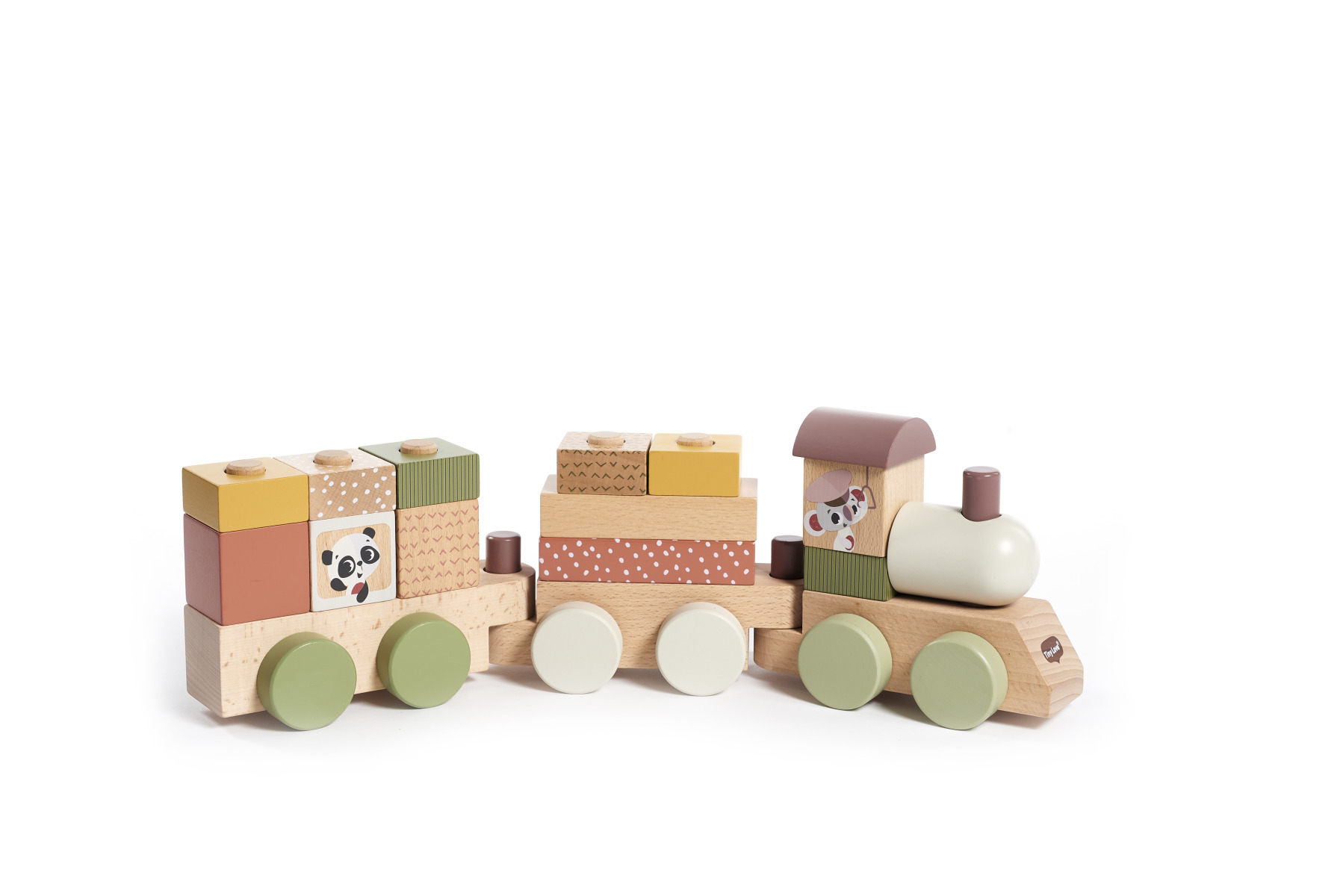 Tiny Love Drewniane klocki Boho Chic Wooden Collection