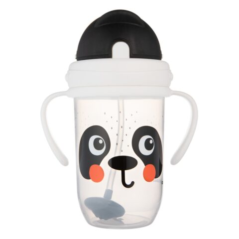 Canpol babies Kubek niekapek z rurką i odważnikiem BabiesBoo panda