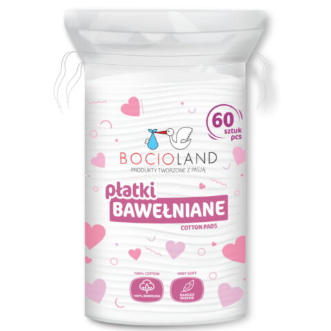 BAWEŁNIANE PŁATKI KOSMETYCZNE 60 szt. / op. zb. 20 szt 1585