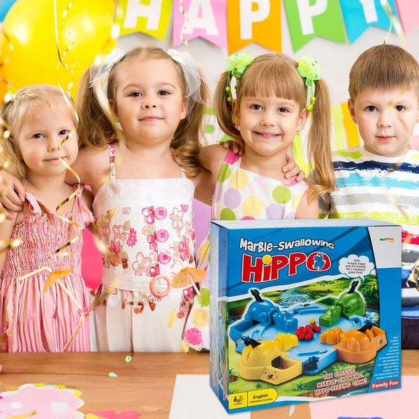 MalPlay GRA ZRĘCZNOŚCIOWA DLA 4 OSÓB GŁODNE HIPCIE HIPOPOTAM DLA DZIECI RODZINNA - obrazek 15