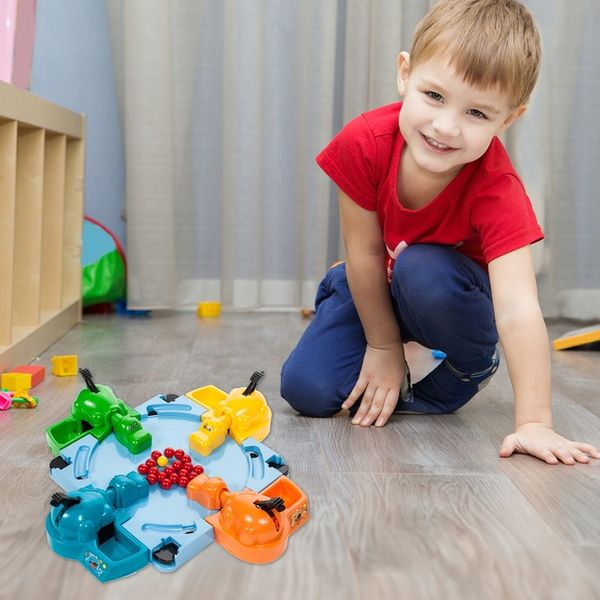 MalPlay GRA ZRĘCZNOŚCIOWA DLA 4 OSÓB GŁODNE HIPCIE HIPOPOTAM DLA DZIECI RODZINNA - obrazek 11