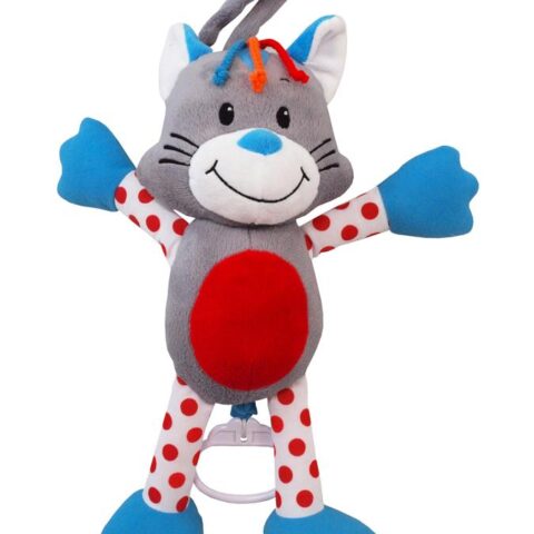 Zabawka podróżna z pozytywką Baby Mix kotek