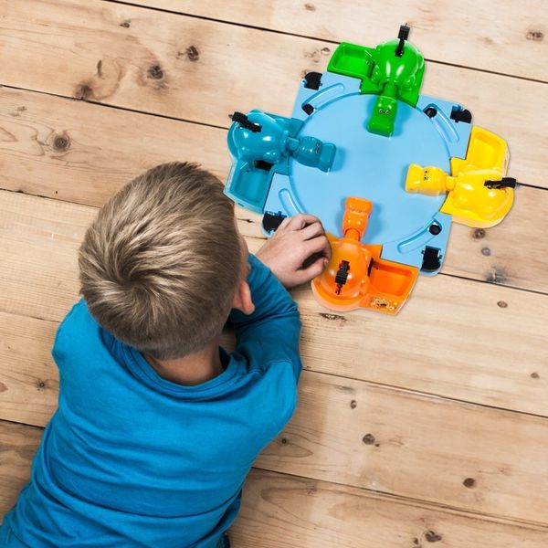MalPlay GRA ZRĘCZNOŚCIOWA DLA 4 OSÓB GŁODNE HIPCIE HIPOPOTAM DLA DZIECI RODZINNA - obrazek 2
