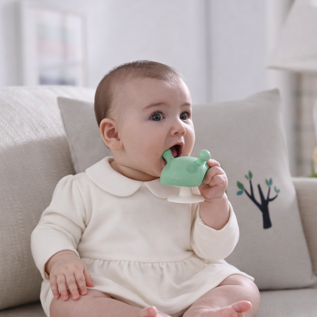 Mombella Gryzak Uspokajający Dla Dzieci Grzybek Eucalyptus - obrazek 5