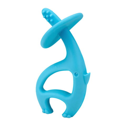 Mombella Silikonowy Gryzak Dla Dzieci Słoń Dancing Elephant Blue