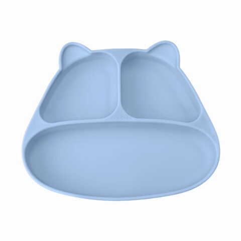 Mombella Talerzyk z Przyssawką Panda Light Blue