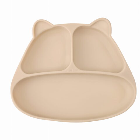 Mombella Talerzyk z Przyssawką Panda Light Brown