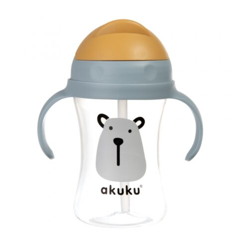 Akuku - Bidon z chowaną słomką 300 ml