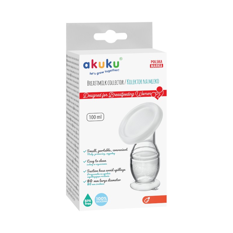 Silikonowy laktator Akuku A0399 - obrazek 3