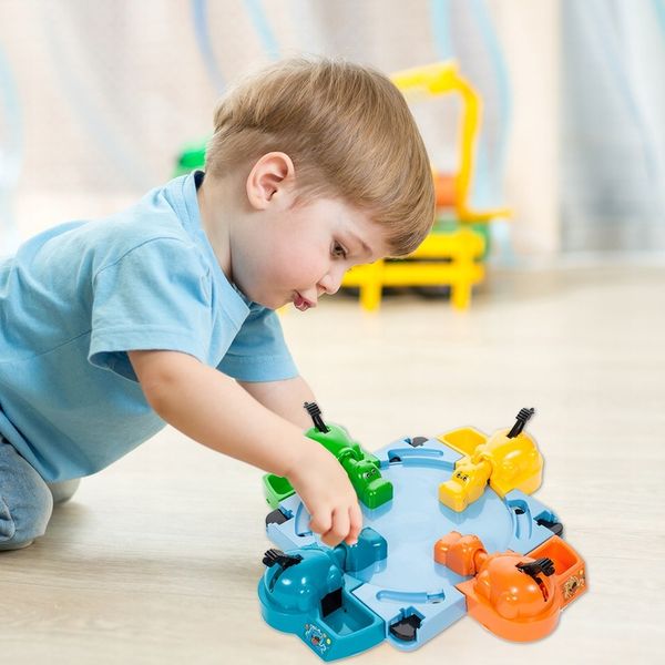 MalPlay GRA ZRĘCZNOŚCIOWA DLA 4 OSÓB GŁODNE HIPCIE HIPOPOTAM DLA DZIECI RODZINNA - obrazek 9