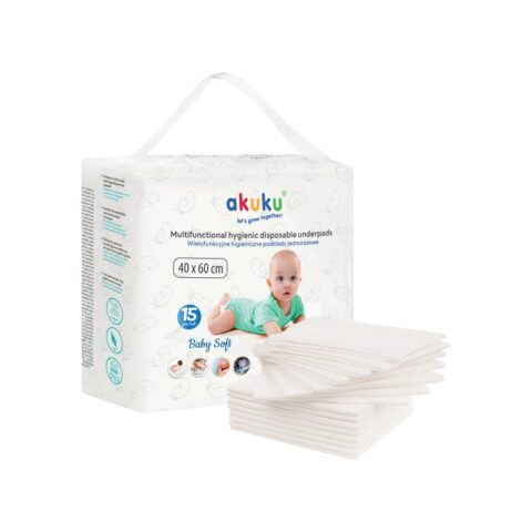 Podkład jednorazowy Baby Soft Akuku A0500