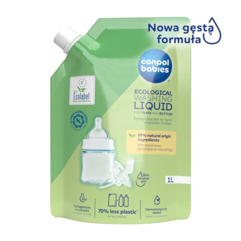 Canpol babies Ekologiczny płyn do mycia butelek i smoczków 1000 ml​