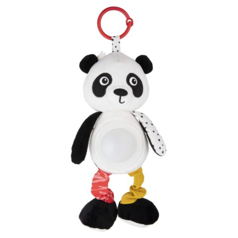Canpol babies Pluszowa panda z zawieszką, pozytywką i lampką BabiesBoo
