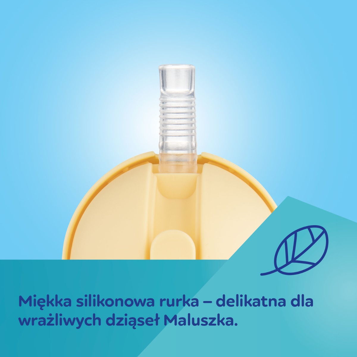Canpol babies Kubek niekapek z rurką i odważnikiem 270 ml MOUNTAINS żółty - obrazek 7