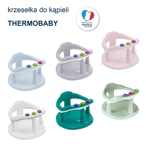 Krzesełko do kąpieli Thermobaby; szmaragdowe