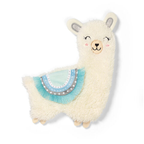 Przytulanka - szeleścik LLAMA LULU niebieska
