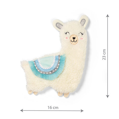 Przytulanka - szeleścik LLAMA LULU niebieska