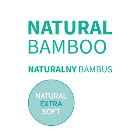 Bambusowa myjka kąpielowa NATURAL BAMBOO różowa