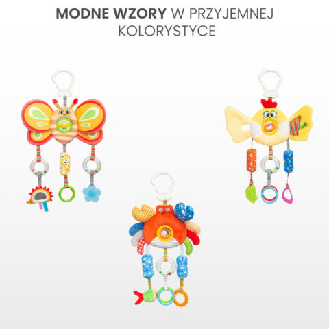 COLORFUL ZABAWKA PODRÓŻNA MOTYLEK