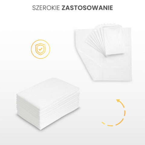 Jednorazowy podkład higieniczny Premium 60x60 10 szt.