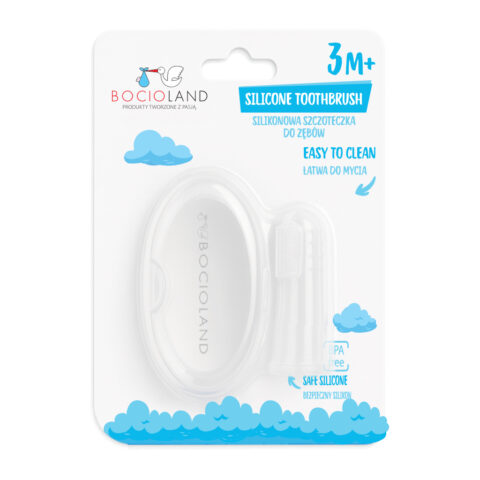 Silikonowa szczoteczka na palec Bocioland
