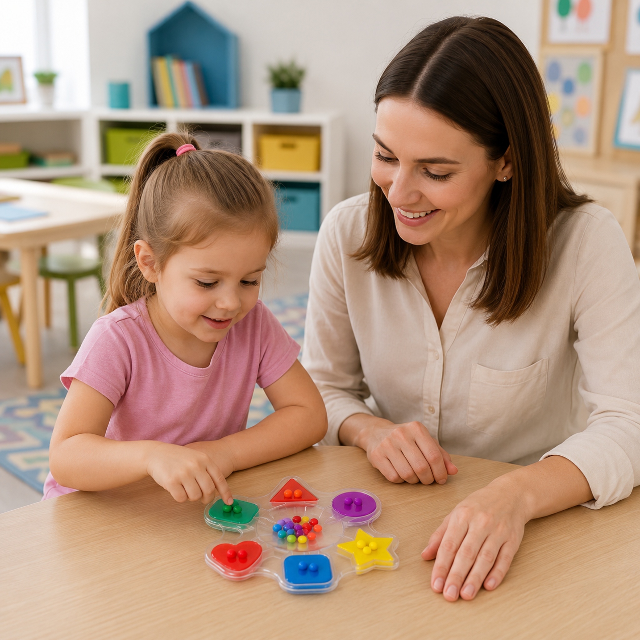 Gniotek sensoryczny squishy sorter