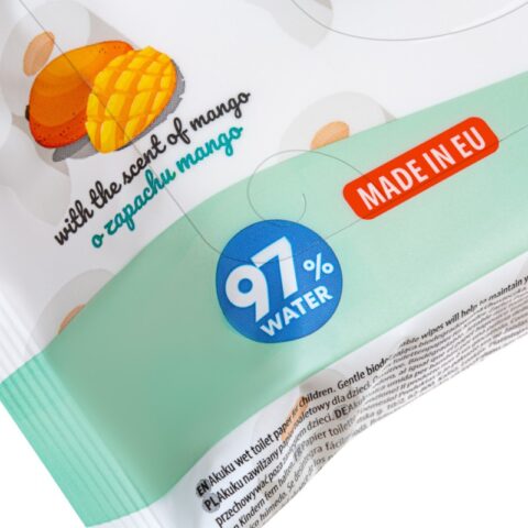 Nawilżany papier toaletowy o zapachu mango 50 szt.