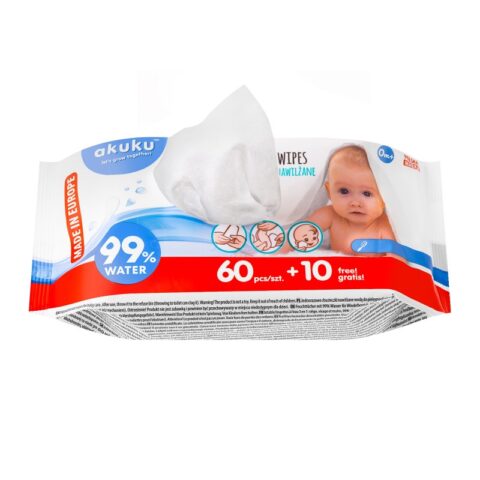 Chusteczki nawilżane (99% wody)