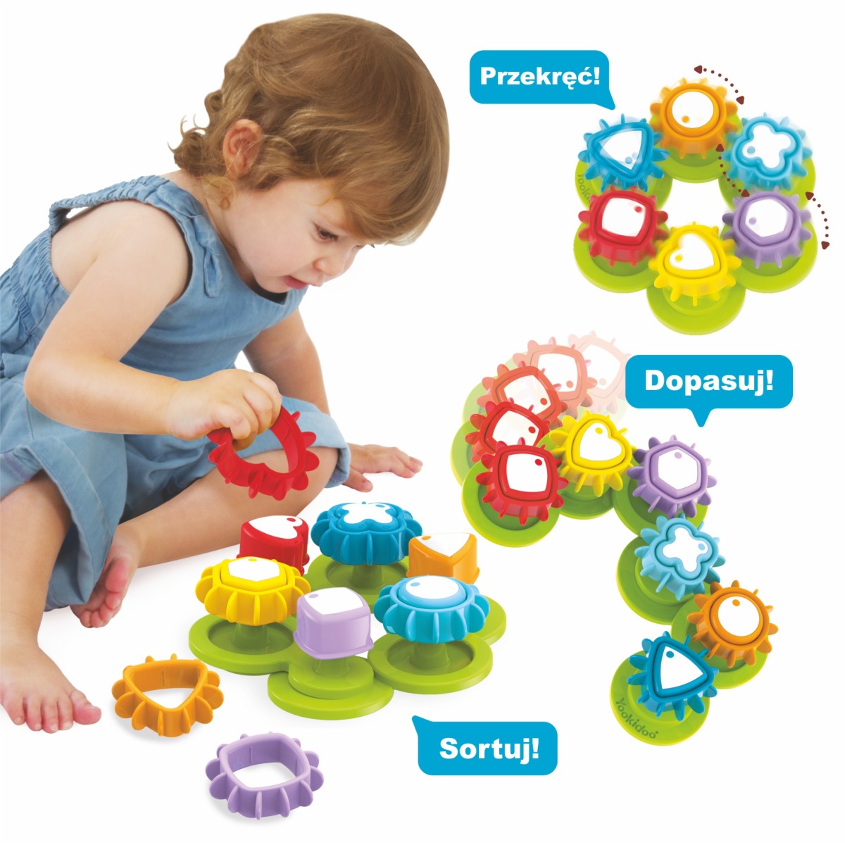 Ruchomy sorter edukacyjny – Yookidoo