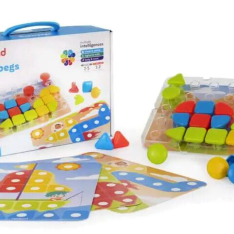 Tablica edukacyjna / Puzzle Superpegs - 32 elementy