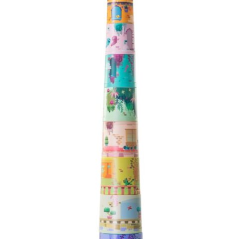 Kubeczkowa piramidka - magiczny zamek 11 szt