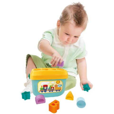 Wiaderko z zabawkami do wkładania Baby Mix