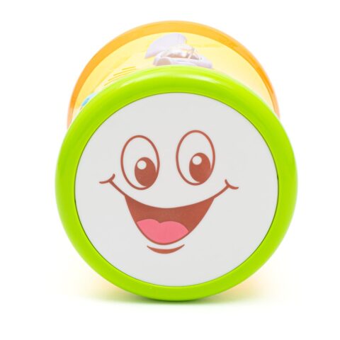 Dwustronny bębenek Baby Mix żółty