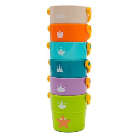 Kubeczki do zabawy 6szt Baby Mix