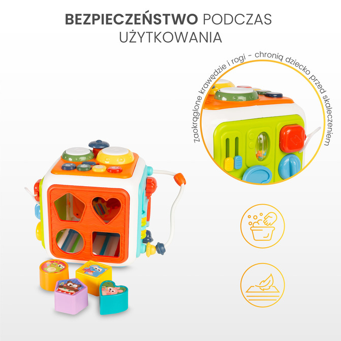 2111 ZABAWKA EDUKACYJNA - KOSTKA SENSORYCZNA (0556) - obrazek 3