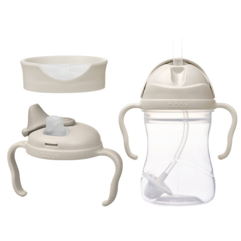 b.box kubek do nauki picia dla dziecka - zestaw 3w1 240 ml, Latte