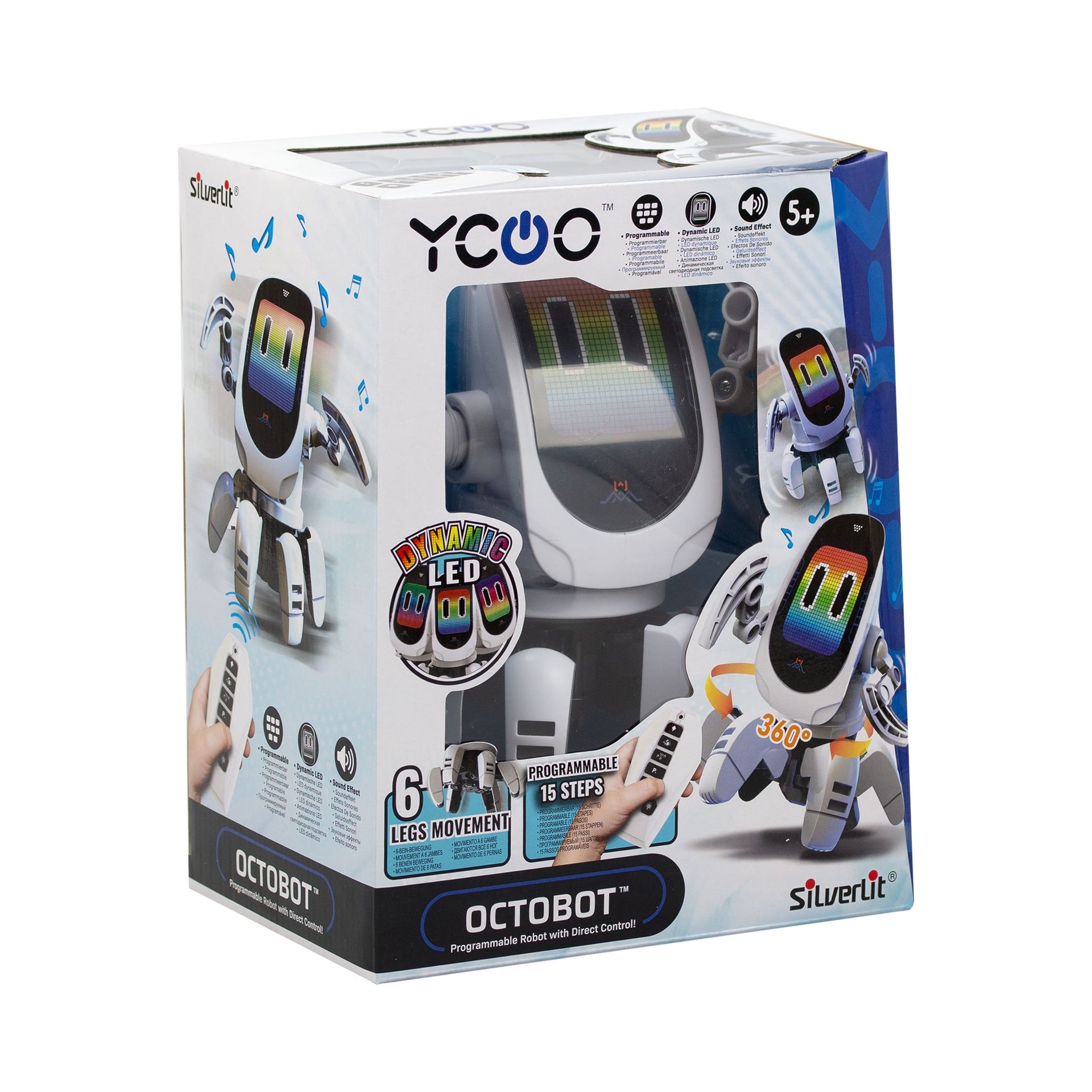 Silverlit Robot Octobot do programowania Tańczy Chodzi Pilot 360 stopni