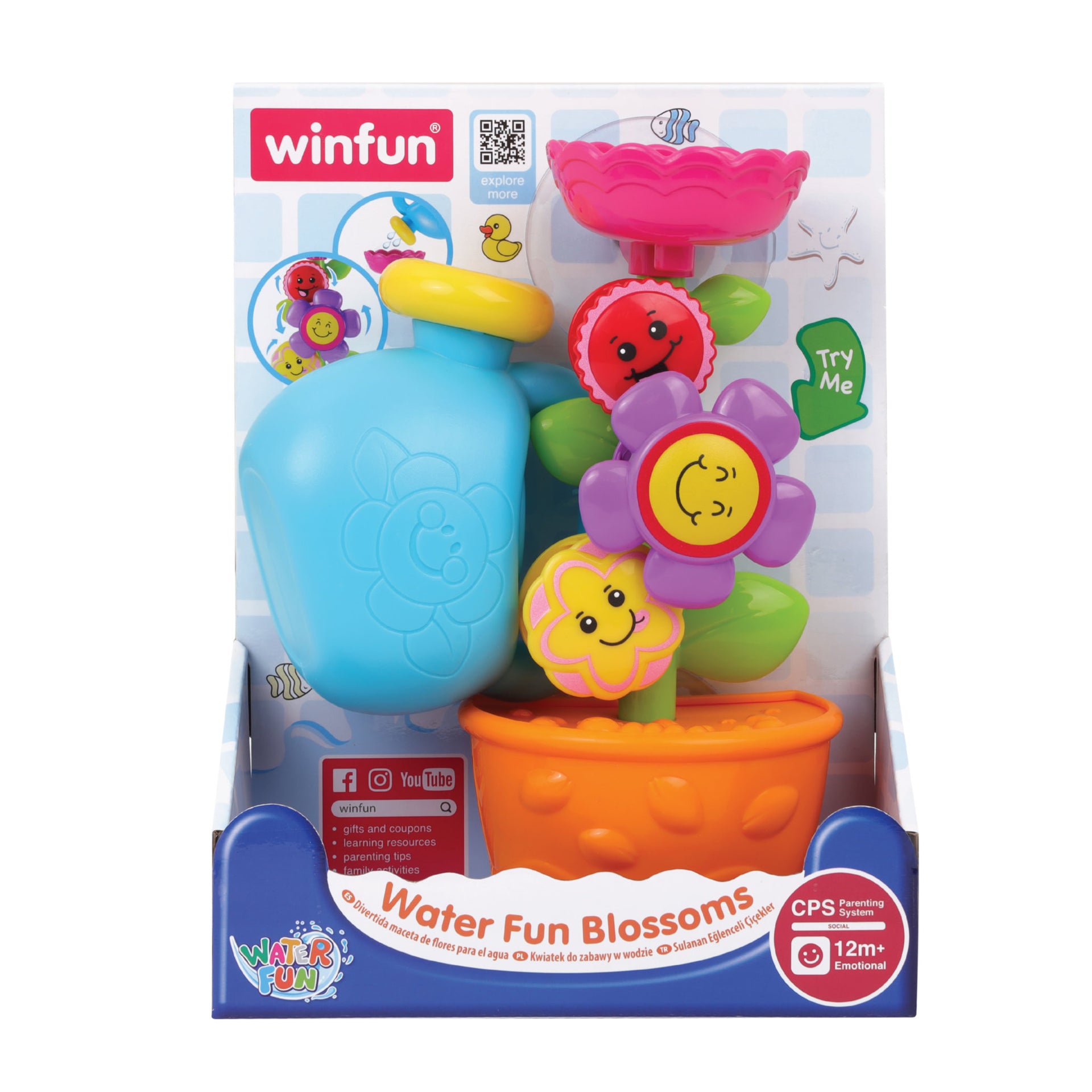 Smily Play Zabawka do wanny do kąpieli Kwiatek Konewka do wody