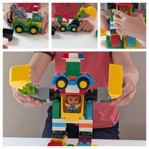 Askato Klocki Małych Geniuszy RoboGiant – 49 elementów