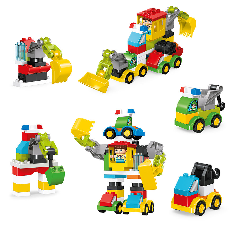 Askato Klocki Małych Geniuszy RoboGiant – 49 elementów