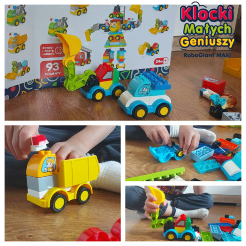 Askato Klocki Małych Geniuszy RoboGiant MAXi – 93 elementów