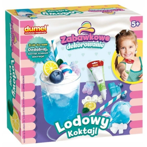 Dumel Zabawa Kreatywna edyckacyjna DEKOROWANIE LODOWY KOKTAJL dzieci 5+
