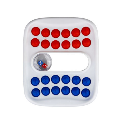 Dumel Discovery Matematyczny Pop It DD30881 – gra czerwono-niebieska 4+