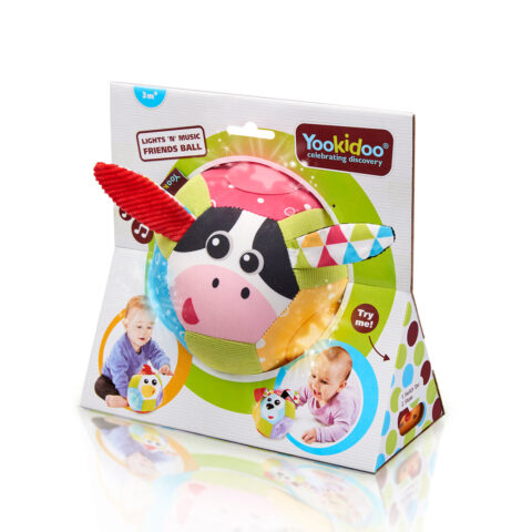 YOOKIDOO MUZYCZNA PIŁKA Z USZAMI PIŁECZKA FRIENDS 40146