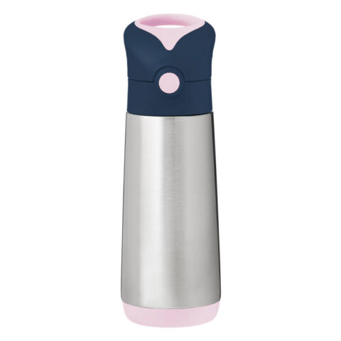 B.box butelka termiczna - bidon dla dzieci ze słomką 500 ml Indigo Rose